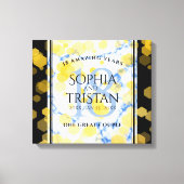 Elegant 18e Porcelain Wedding Jubileum Canvas Afdruk (Voorkant)