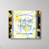 Elegant 18e Porcelain Wedding Jubileum Canvas Afdruk (Voorkant)