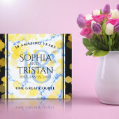 Elegant 18e Porcelain Wedding Jubileum Canvas Afdruk