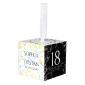 Elegant 18e Porcelain Wedding Jubileum Decoratie (Voorkant hoekig)