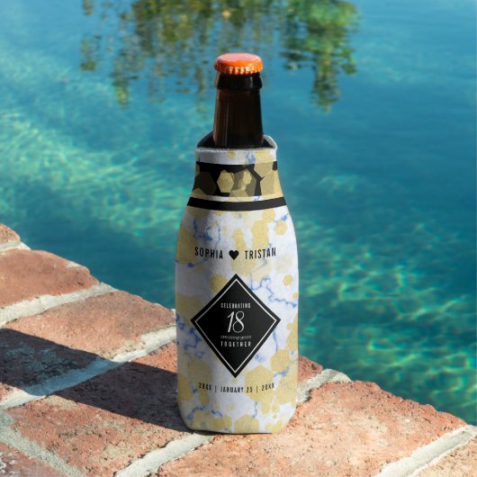 Elegant 18e Porcelain Wedding Jubileum Flesjeskoeler (Insitu Zwembad)