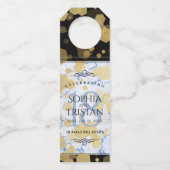 Elegant 18e Porcelain Wedding Jubileum Flessenhanger (Achterkant)