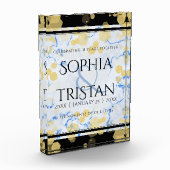 Elegant 18e Porcelain Wedding Jubileum Fotoblokken (Links)