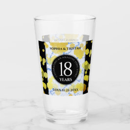 Elegant 18e Porcelain Wedding Jubileum Glas