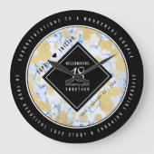 Elegant 18e Porcelain Wedding Jubileum Grote Klok (Voorkant)