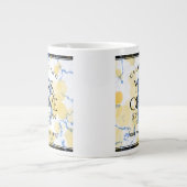 Elegant 18e Porcelain Wedding Jubileum Grote Koffiekop (Voorkant)