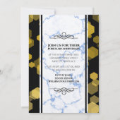 Elegant 18e Porcelain Wedding Jubileum Kaart (Achterkant)