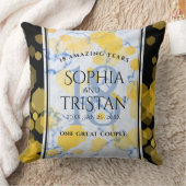 Elegant 18e Porcelain Wedding Jubileum Kussen (Deken)