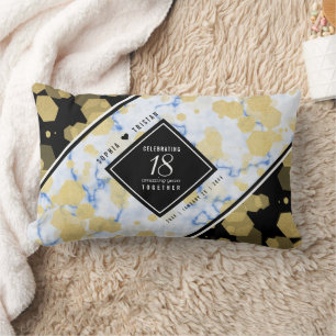 Elegant 18e Porcelain Wedding Jubileum Kussen