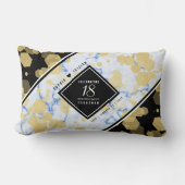 Elegant 18e Porcelain Wedding Jubileum Kussen (Voorkant)