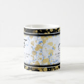 Elegant 18e Porcelain Wedding Jubileum Magische Mok (Center)