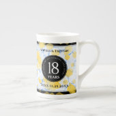 Elegant 18e Porcelain Wedding Jubileum Porselein Kop (Rechts)