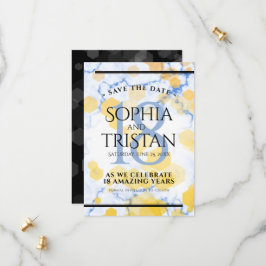 Elegant 18e Porcelain Wedding Jubileum Save The Date