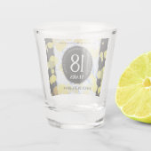 Elegant 18e Porcelain Wedding Jubileum Shot Glas (Achterkant)