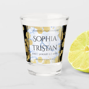Elegant 18e Porcelain Wedding Jubileum Shot Glas
