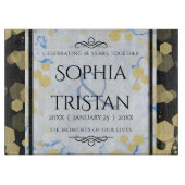 Elegant 18e Porcelain Wedding Jubileum Snijplank (Voorkant)