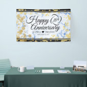 Elegant 18e Porcelain Wedding Jubileum Spandoek (Beurs)