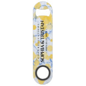 Elegant 18e Porcelain Wedding Jubileum Speed Flessenopener (Voorkant)