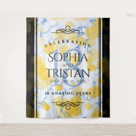 Elegant 18e Porcelain Wedding Jubileum Wandkleed