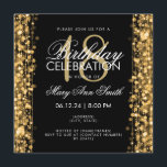 Elegant 18th Birthday Party Sparkles Gold Kaart<br><div class="desc">Elegant 18th Birthday Party Sparkles Gold nodigt sjabloon uit. Lichten,  snaren en sparken. Overeenkomende producten beschikbaar.</div>