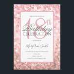 Elegant 18th Birthday Roos Gold Glitter Lights Kaart<br><div class="desc">Elegant 18e verjaardag Roos Gold Glitter Confetti & Licht uitnodigingen sjabloon.</div>