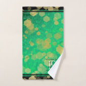 Elegant 19th Jade Wedding Jubileum Bad Handdoek (Handdoek)