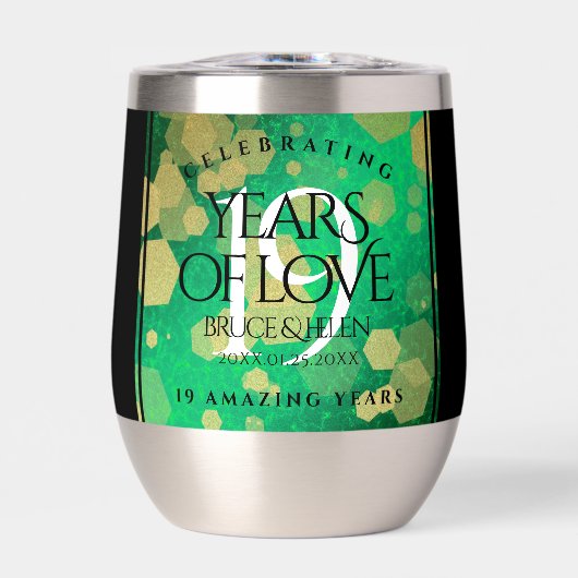 Elegant 19th Jade Wedding Jubileum Celebration (Voorkant)