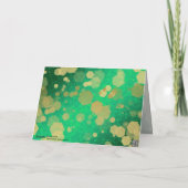 Elegant 19th Jade Wedding Jubileum Celebration Bedankkaart (Achterkant)