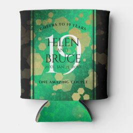 Elegant 19th Jade Wedding Jubileum Celebration Blikjeskoeler