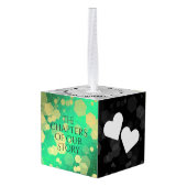 Elegant 19th Jade Wedding Jubileum Celebration Decoratie (Achter hoekig)