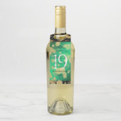 Elegant 19th Jade Wedding Jubileum Celebration Flessenhanger (Op fles)