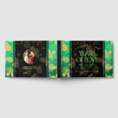 Elegant 19th Jade Wedding Jubileum Celebration Gastenboek (Volledig)