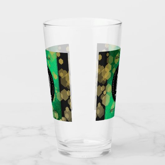 Elegant 19th Jade Wedding Jubileum Celebration Glas (Links)