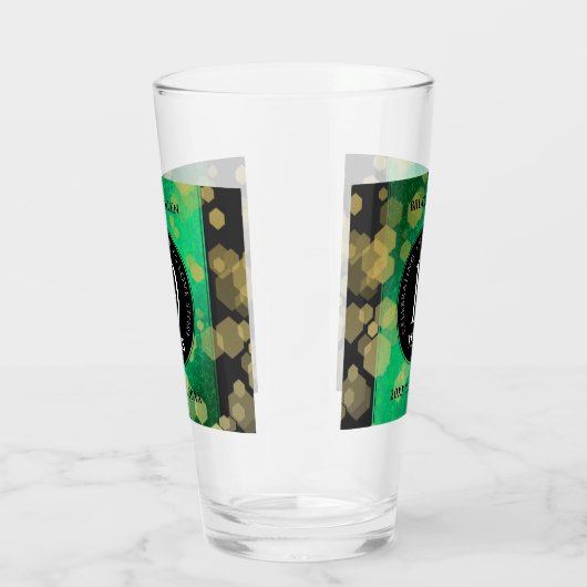 Elegant 19th Jade Wedding Jubileum Celebration Glas (Rechts)