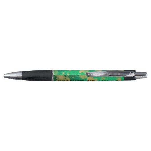 Elegant 19th Jade Wedding Jubileum Celebration Pen (Achterkant)