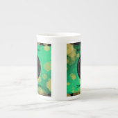 Elegant 19th Jade Wedding Jubileum Celebration Porselein Kop (Voorkant)