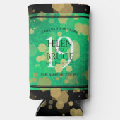 Elegant 19th Jade Wedding Jubileum Celebration Seltzer Blikjeskoeler (Voorkant)