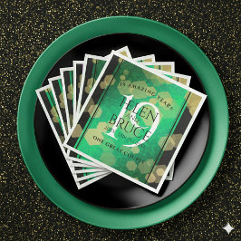 Elegant 19th Jade Wedding Jubileum Celebration Servet