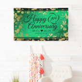 Elegant 19th Jade Wedding Jubileum Celebration Spandoek (Insitu)