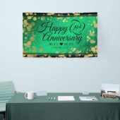 Elegant 19th Jade Wedding Jubileum Celebration Spandoek (Beurs)