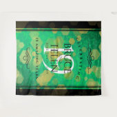 Elegant 19th Jade Wedding Jubileum Celebration Wandkleed (Voorkant (horizontaal))