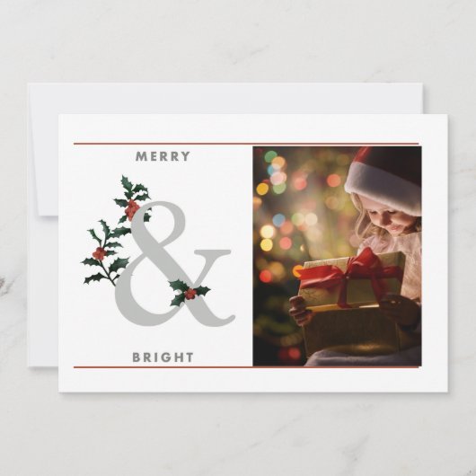 Elegant 1-fotografie voor fijne kerst (Voorkant)