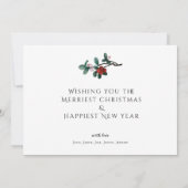 Elegant 1-fotografie voor fijne kerst (Achterkant)