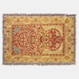 Elegant 1-Person Washable Muslim Prayer Rug 38-inc Deken