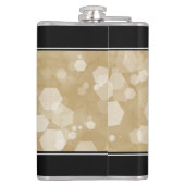 Elegant 1e Jubileum voor weddenschappen op papier Heupfles (Achterkant)