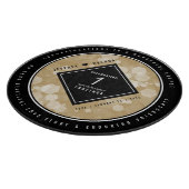 Elegant 1e Jubileum voor weddenschappen op papier Snijplank (Hoek)