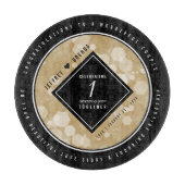 Elegant 1e Jubileum voor weddenschappen op papier Snijplank (Voorkant)