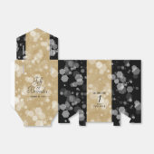 Elegant 1st Paper Wedding Jubileum Celebration Bedankdoosjes (Uitgevouwen)