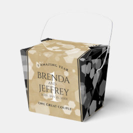 Elegant 1st Paper Wedding Jubileum Celebration Bedankdoosjes