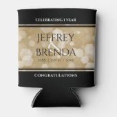 Elegant 1st Paper Wedding Jubileum Celebration Blikjeskoeler (Voorkant)